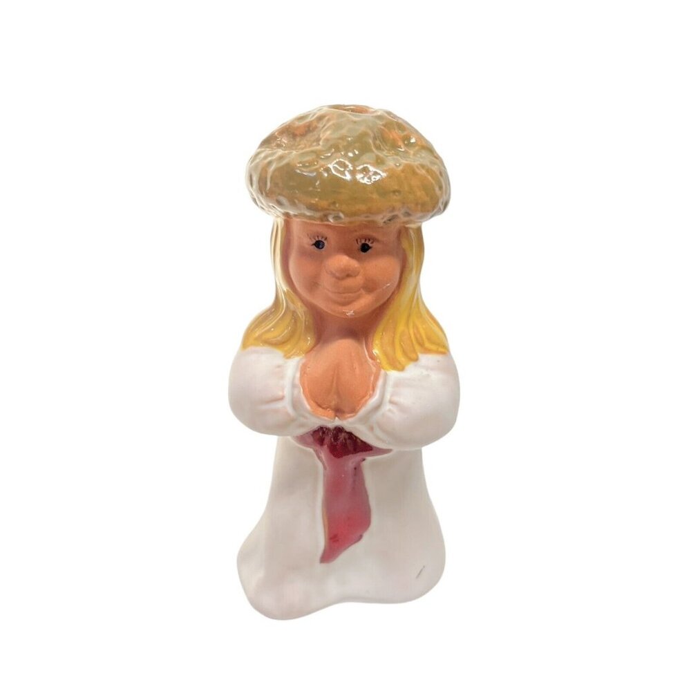 Lisa Larson Gustavsberg Gabriel Sweden Advent St Lucia Pottery Candle Holder